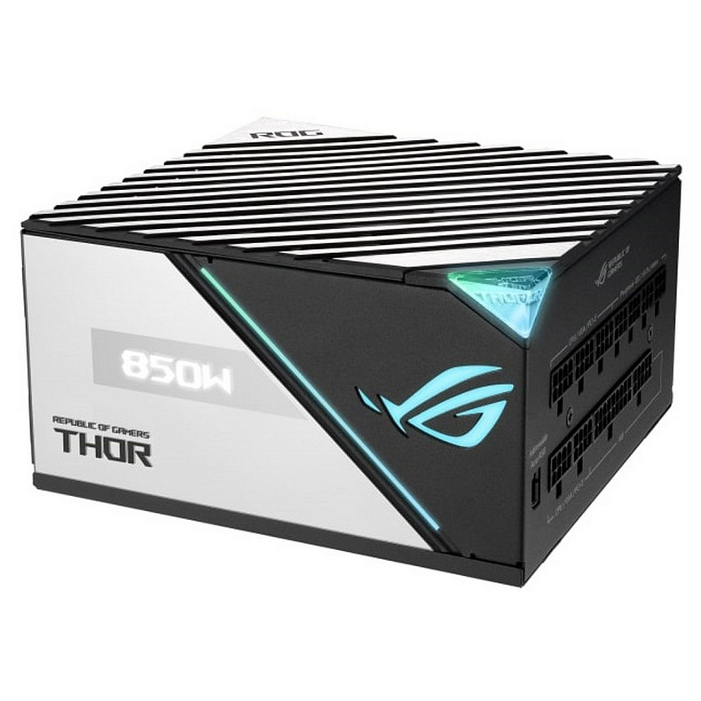 Блок питания ASUS ROG THOR (850W), 80+ Platinum, 135мм, 1xMB 24pin(20+4), 2xCPU 8pin(4+4)