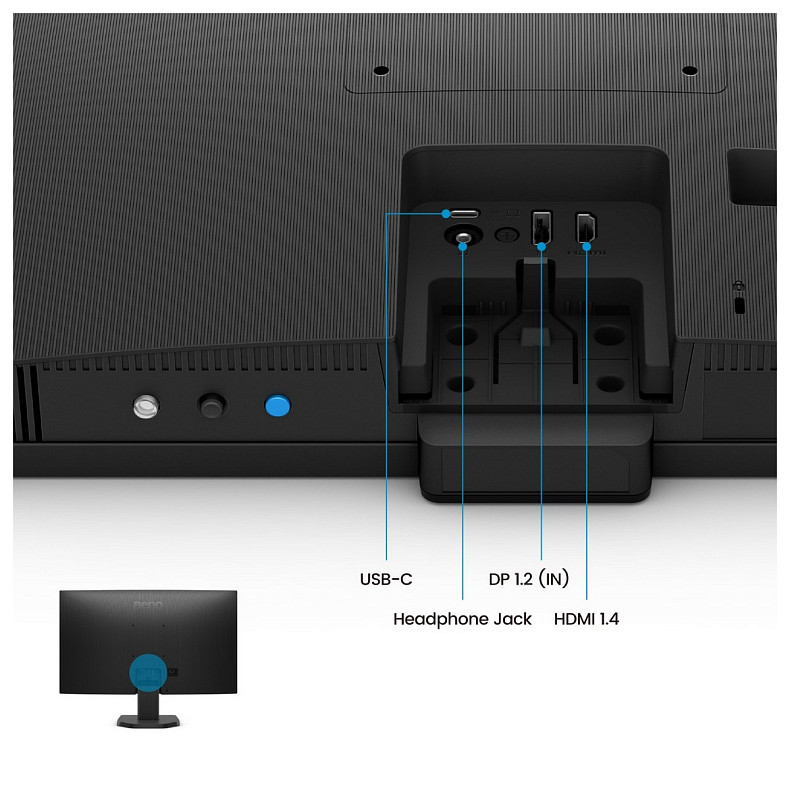Монітор BenQ 27" GW2790C, IPS, 144Гц, HDMI, DP, USB-C, колонки