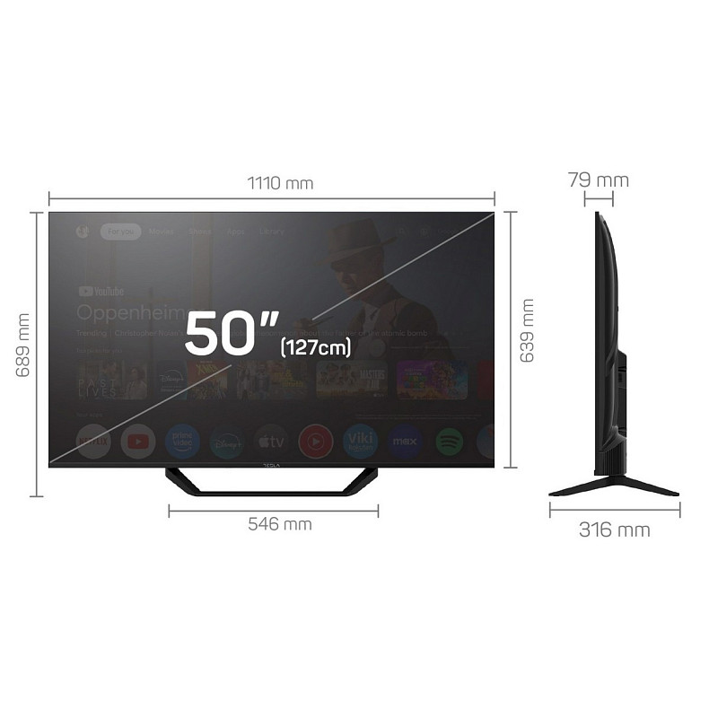 Телевізор Tesla 50E655BUS