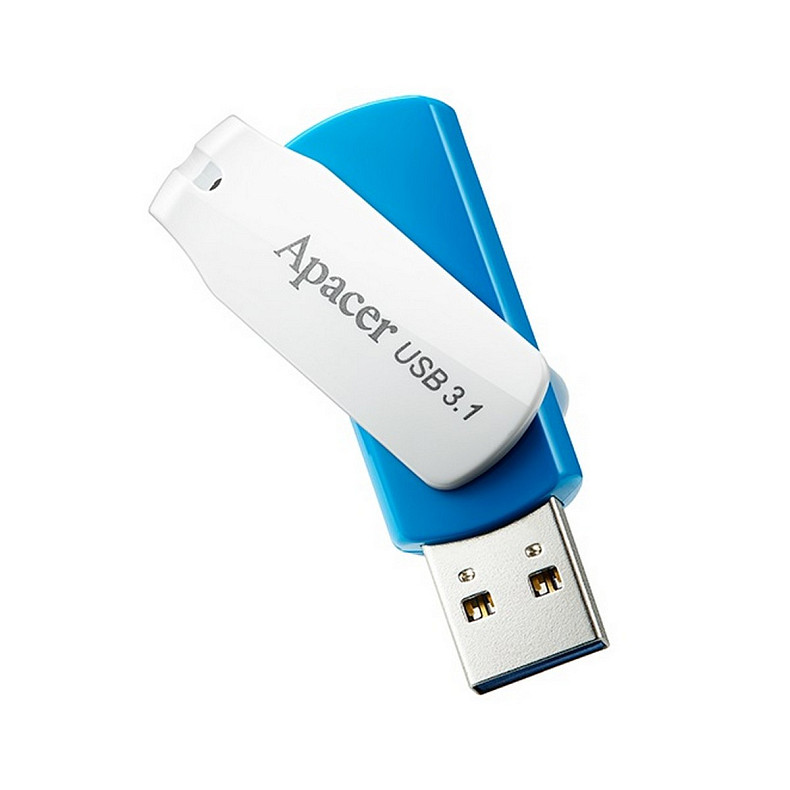 Флеш-накопичувач Apacer 32GB USB 3.1 Type-A AH357 Blue/White