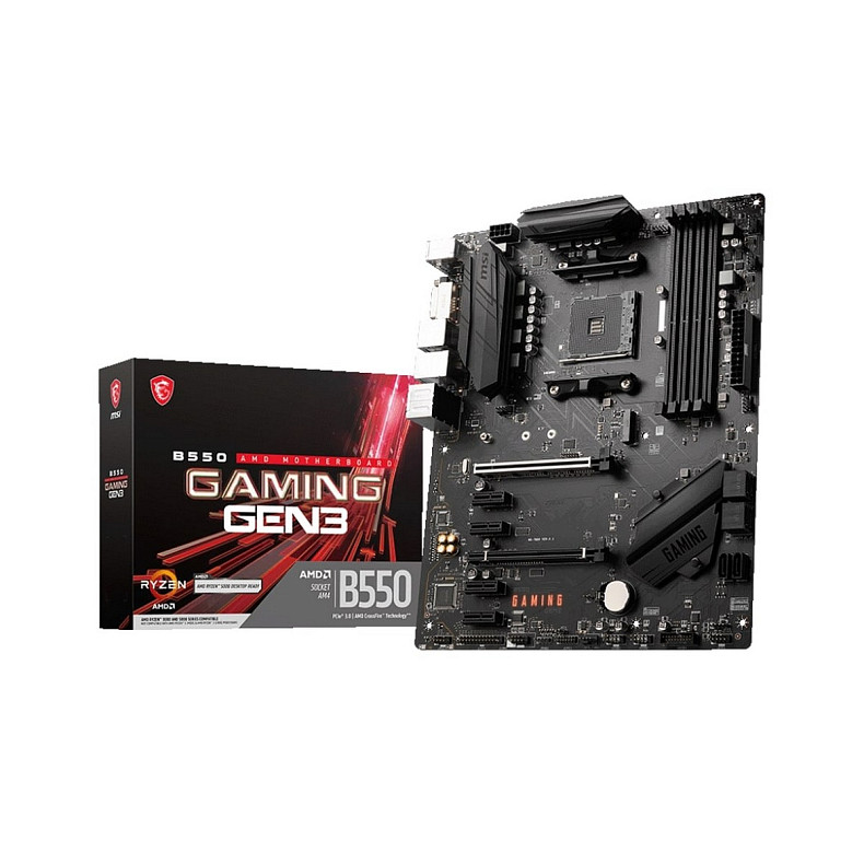 Материнская плата MSI B550 GAMING GEN3 sAM4 B550 4xDDR4 HDMI DVI-D ATX