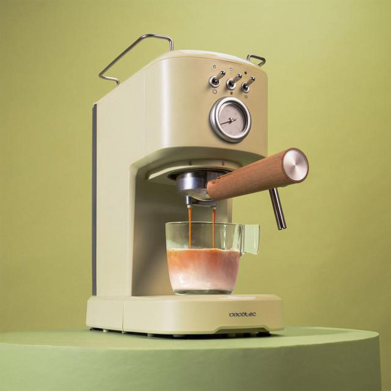 Кавоварка CECOTEC Power Espresso 20 Retro Green