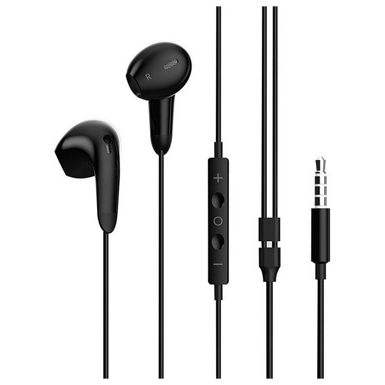 Гарнітура СolorWay 3.5 mm Wired Earphone Sound Wave Black (CW-WD04BK)