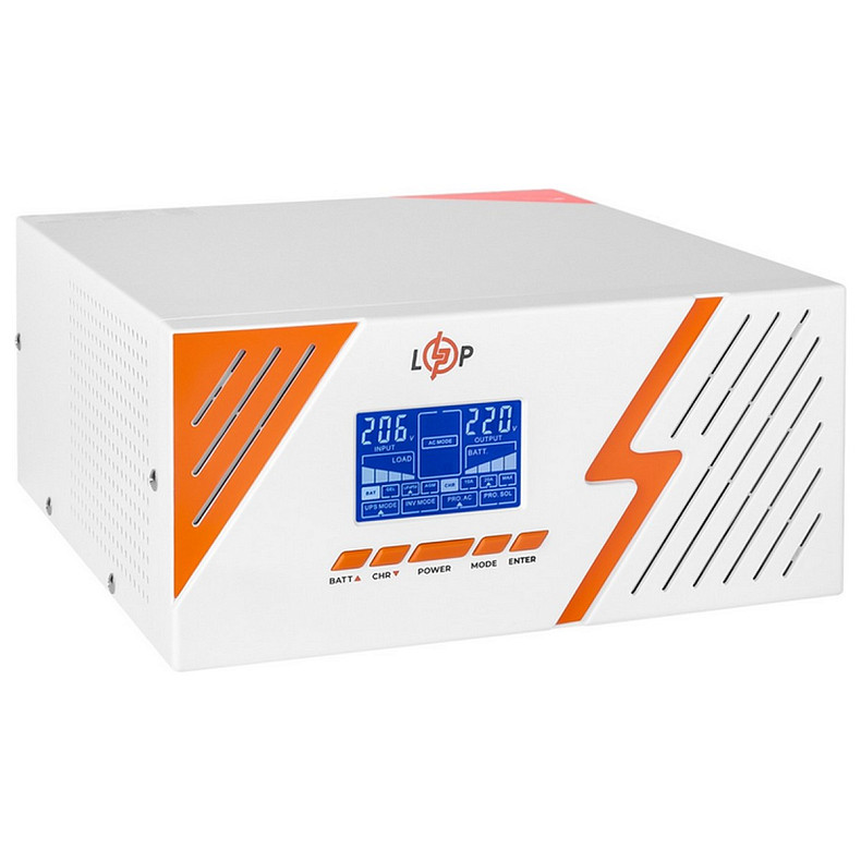 ДБЖ LogicPower LPM-PSW-1500VA (1050 Вт) White