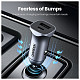 Автозарядка 2xUSB 30W (USB-A + USB-C) QC 4.0 Сіра (EC305) UGREEN