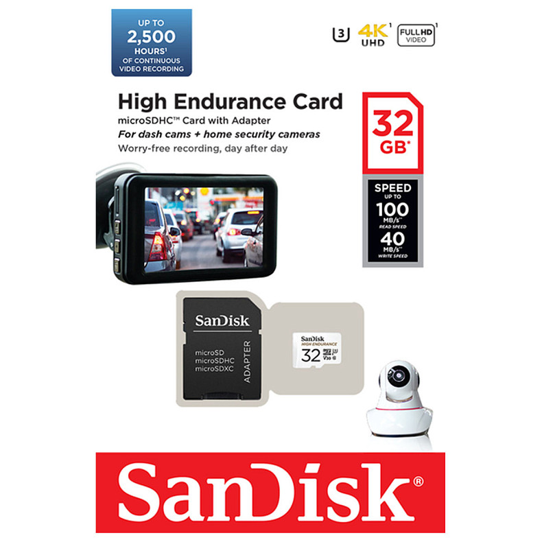 Карта памяти SANDISK MICRO SDHC 32GB UHS-3 SDSQQNR-032G-GN6IA