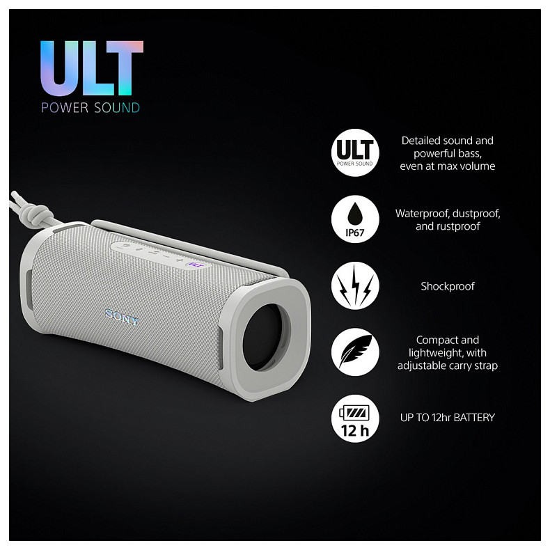 Портативная колонка Sony ULT Field 1 White (SRSULT10W.CE7)