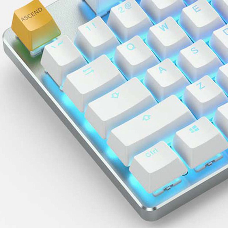 Клавиатура GLORIOUS GMMK TKL, white (GLO-GMMK-TKL-BRN-W)