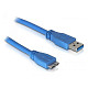 Кабель ATcom USB 3.0 AM/MicroBM 0,8 м blue