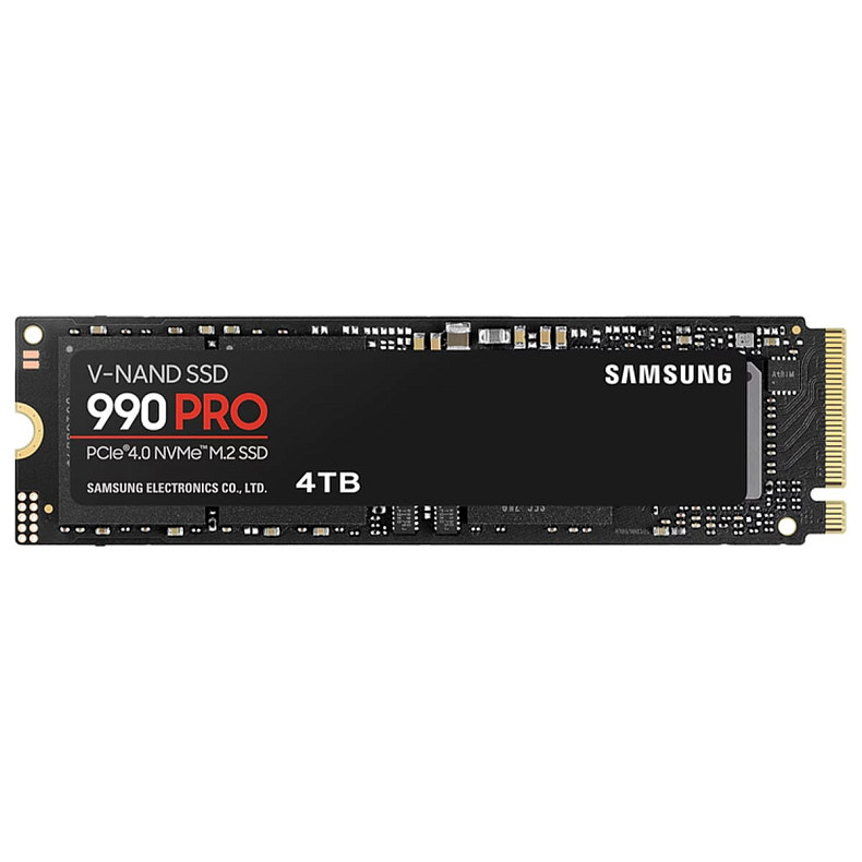 Накопитель SSD Samsung 990 PRO 4ТB M.2 2280 PCIe 4.0 x4 NVMe V-NAND (MZ-V9P4T0BW)