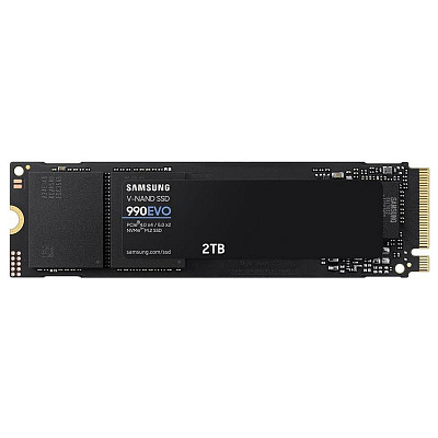 Накопичувач SSD Samsung 990 EVO 2ТB M.2 2280 PCIe 5.0 x4 NVMe V-NAND TLC (MZ-V9E2T0BW)