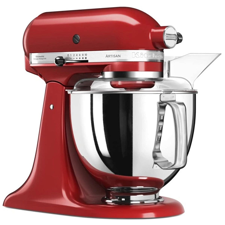 Кухонний комбайн KitchenAid Artisan 4,8 л 5KSM175PSEER з відкидним блоком червоний