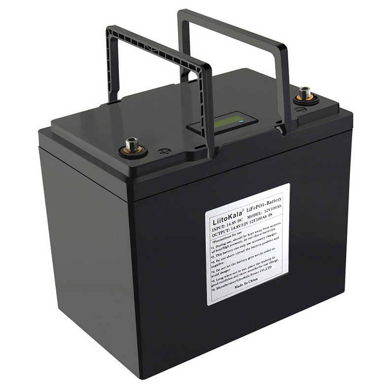 Акумуляторна батарея LiitoKala LiFePO4 12V100Ah, LCD