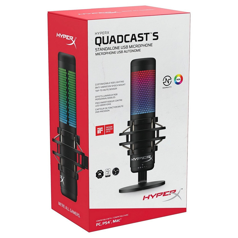 Микрофон HyperX QuadCast S