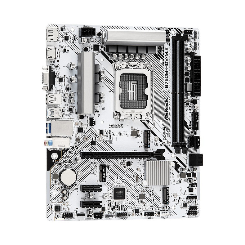 Материнская плата ASRock B760M-HDV/M.2 Socket 1700