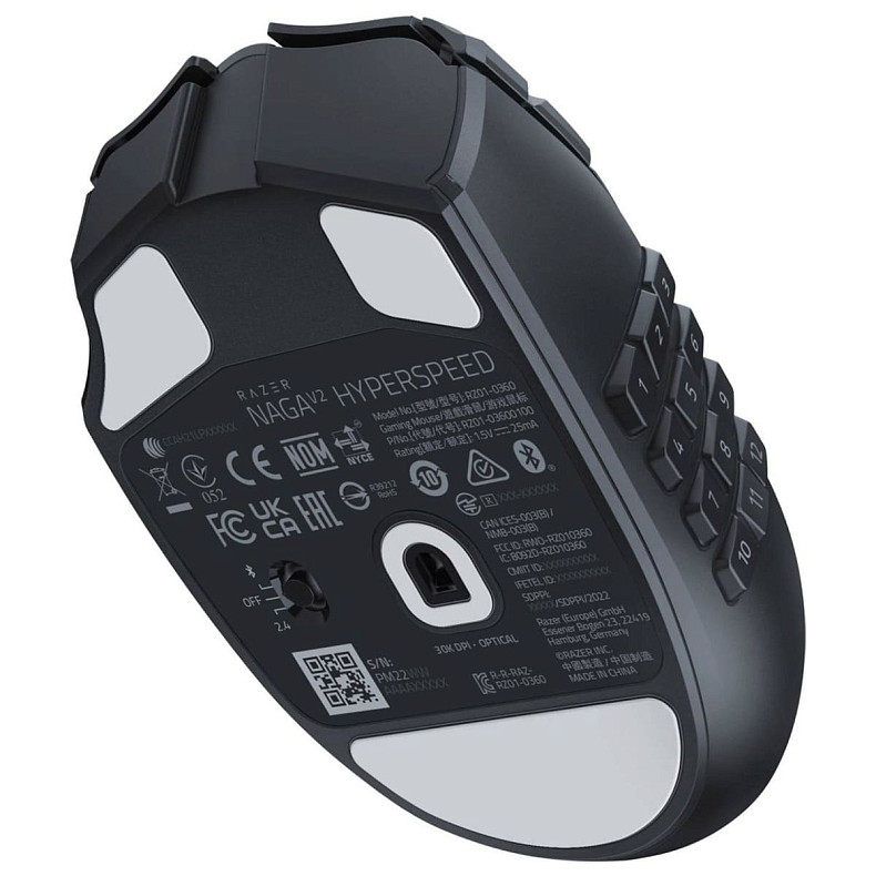 Мышь RAZER Naga V2 Hyperspeed (RZ01-03600100-R3G1)