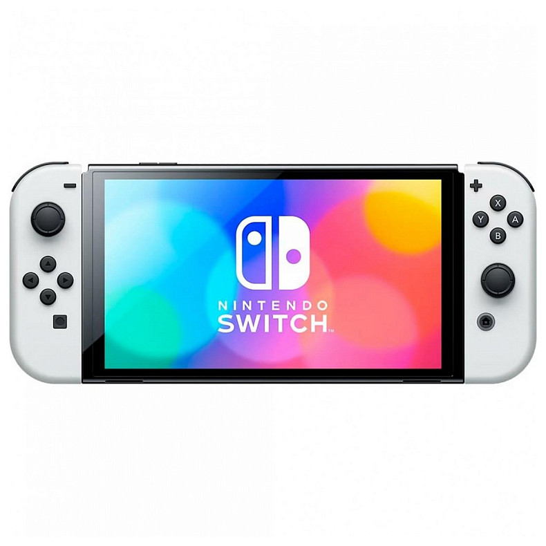 Портативная игровая приставка Nintendo Switch OLED with White Joy-Con (045496453435)