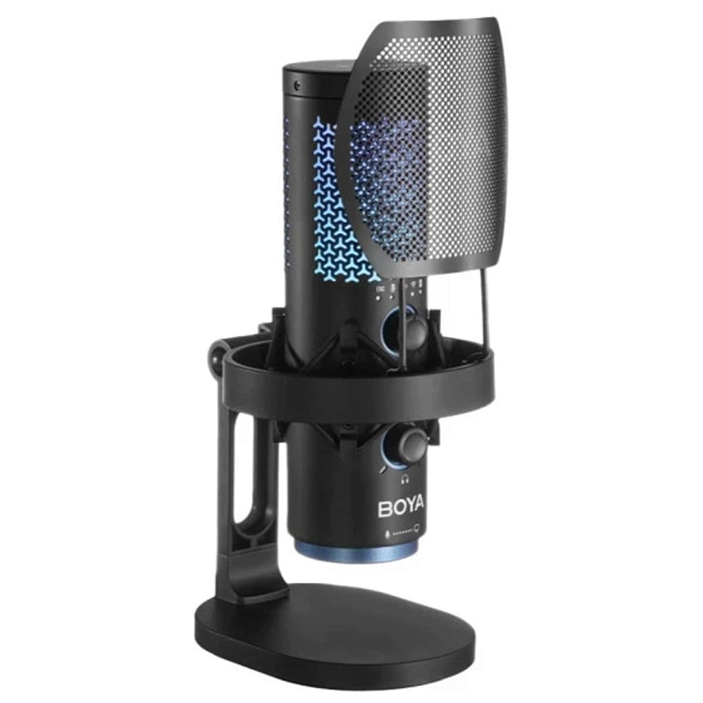 Беспроводной конденсаторный микрофон BOYA K5-02 RGB Black