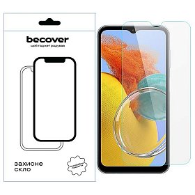 Защитное стекло BeCover для Samsung Galaxy M14 SM-M146 Crystal Clear Glass 3D (709259)