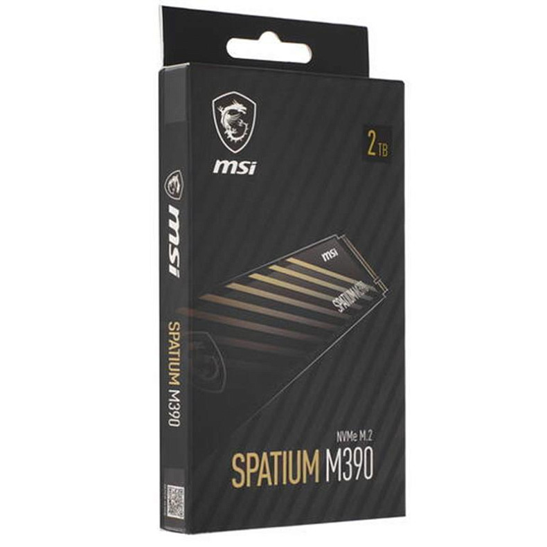 SSD диск MSI Spatium M390 2TB M.2 2280 PCIe 3.0 x4 NVMe 3D NAND TLC (S78-440Q350-P83)