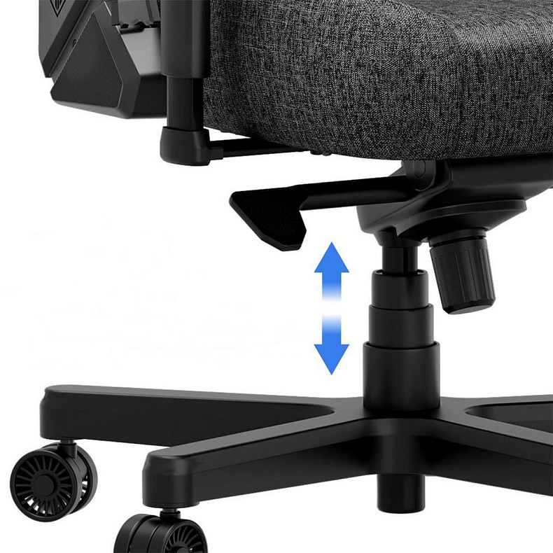 Кресло игровое Anda Seat Kaiser 3E Dark Grey Fabric Size XL (AD23YC-XL-09-GB-CF-G01)