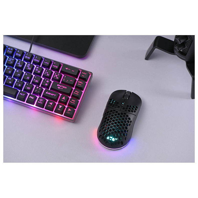 Мышка 2E GAMING HyperDrive Lite WL, RGB Black (2E-MGHDL-WL-BK)