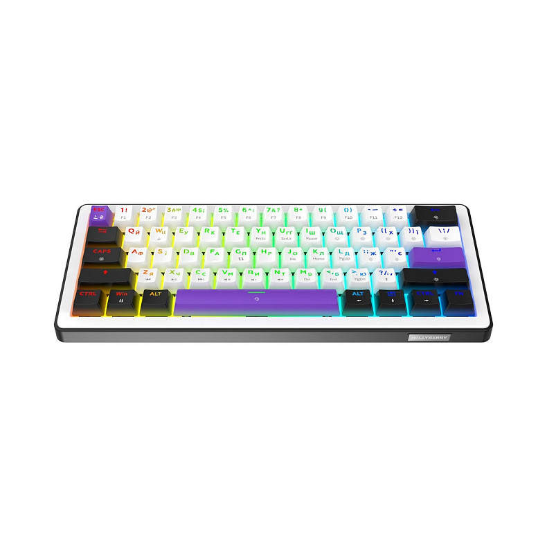 Клавиатура Hator Hellyberry HK60 White/Violet