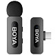 Бездротовий петличний мікрофон BOYA BY-V10 Type-C Black