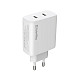 Зарядний пристрій ColorWay GaN Mini 50W PD Port PPS USB (Type-C PD 30W + Type-C PD 20W) Wh