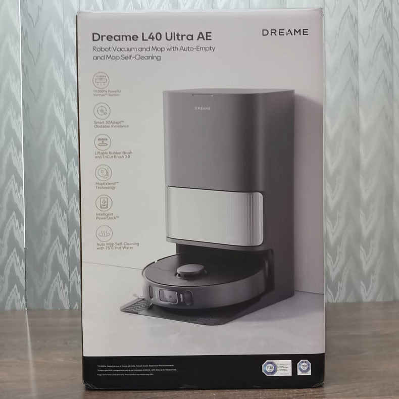 Робот-пилосос миючий Dreame L40 Ultra AE Black - Уцінка