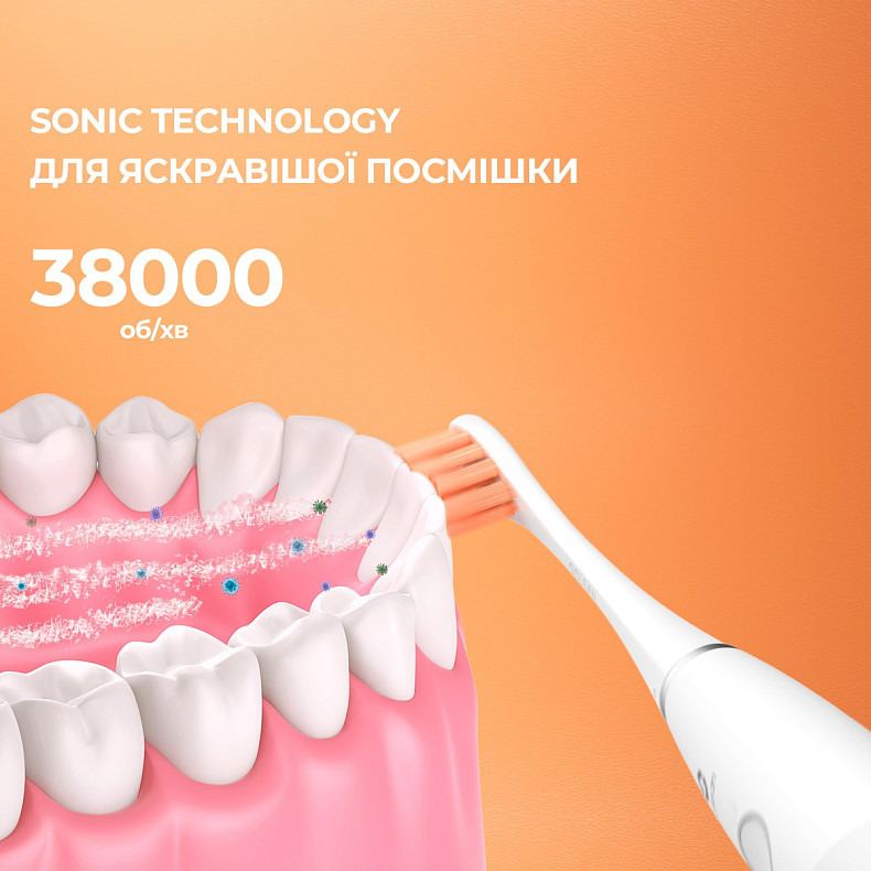 Электрическая зубная щетка Oclean Flow Sonic White - белая