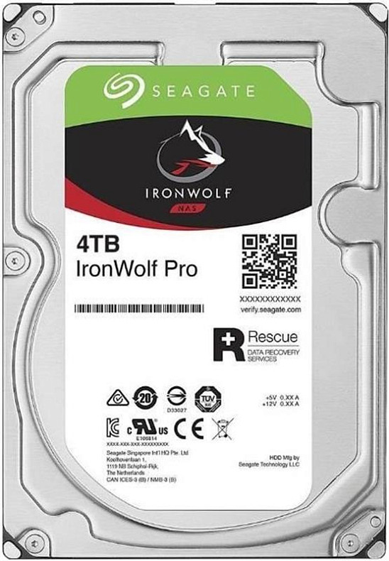 Жесткий диск Seagate IronWolf 4.0TB NAS 7200rpm 256MB (ST4000NE001)