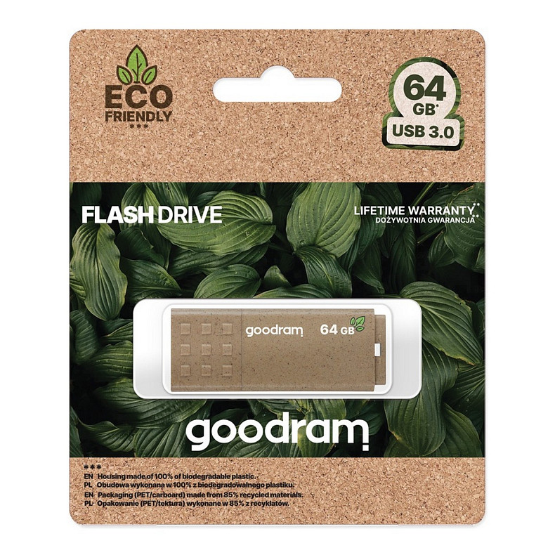 Флеш-накопичувач GOODRAM UME3 Eco Friendly (UME3-0640EFR11) USB3.0 64GB