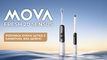 MOVA Fresh 20 Sensus - розумна зубна щітка з камерою, яка дивує!