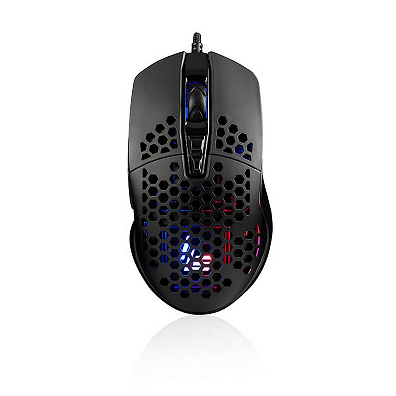 Мышка LogicConcept Starr One Light 6400dpi, 7кн., RGB, черная