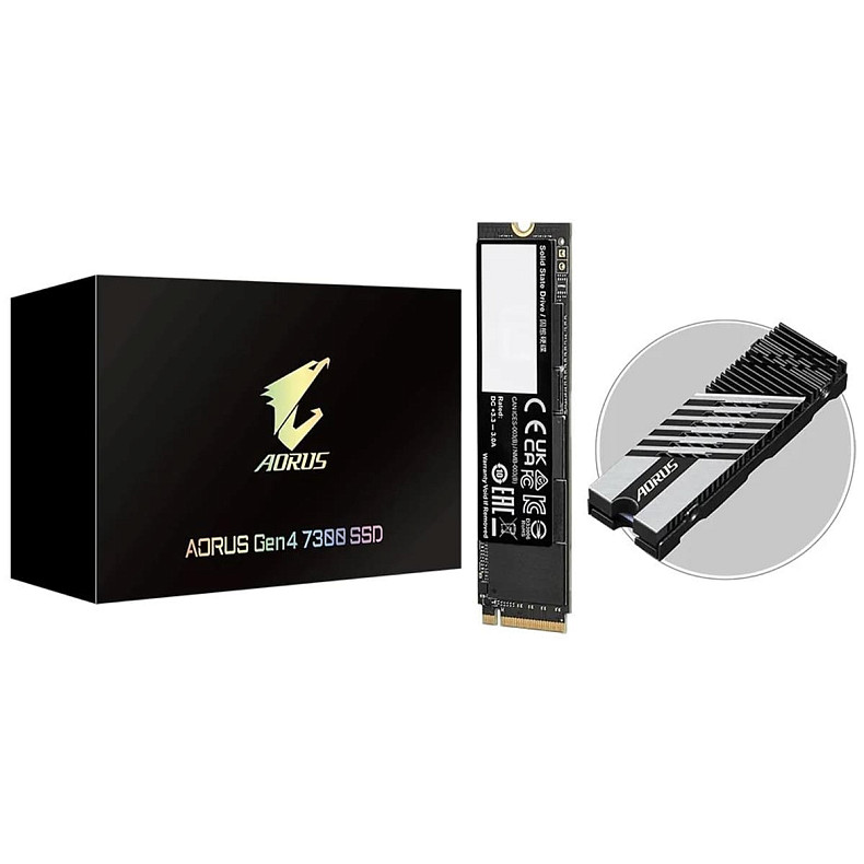 SSD диск Gigabyte M.2 2TB PCIe 4.0 AORUS (AG4732TB)