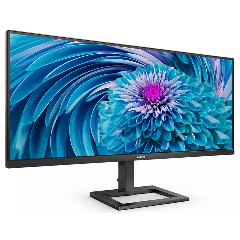 Монiтор Philips 34" 346E2LAE/00 21:9 WQHD VA 100Hz HDMI DP USB-C MM Height Black