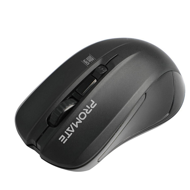 Promate Contour Black Mouse