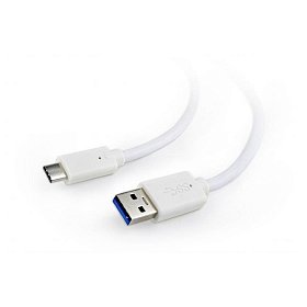 Кабель Cablexpert (CCP-USB3-AMCM-W-10) USB3.0 - USB Type-C, 3 м, преміум, білий