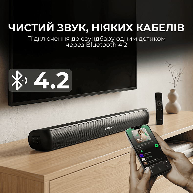 Cаундбар Sharp HT-SB107 Black