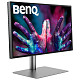 TFT 27" BenQ PD2725U, IPS, 4K UHD, DHDR400, 2x HDMI, DP, 2x Thunderbolt 3 (USB-C), USB-hub, HAS, цв.