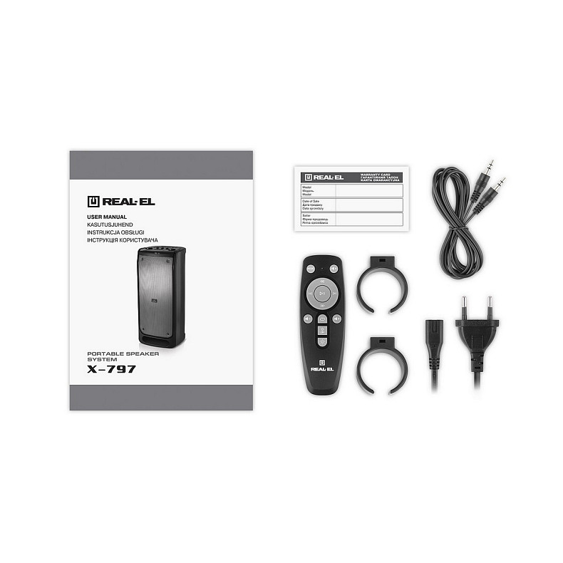 Акустична система REAL-EL X-797 Black