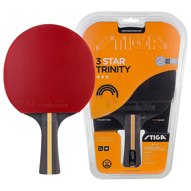 Ракетка для настольного тенниса Stiga Trinity 3 Star Star FL (1213-3616-01)