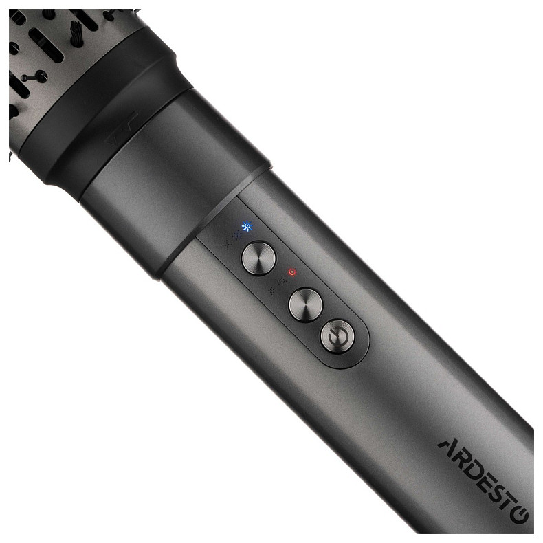 Стайлер Ardesto Stein, 1200-1400Вт, 3 швидкості, 3 темп.режими, іонизація, сірий