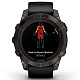 Спортивний годинник GARMIN Fenix 7 Pro Sapphire Solar Carbon Gray DLC Titanium with Black Silicone