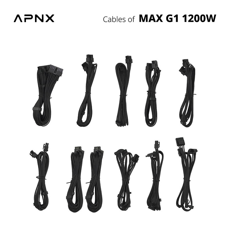 Блок питания APNX MAX G1 1200 (APPG-MXK2FEC.X1) 1200W