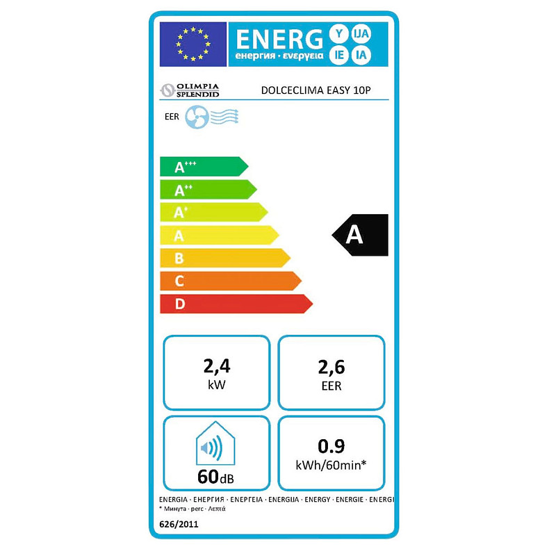 Кондиционер мобильный Olimpia Splendid DOLCECLIMA DOLCECLIMA EASY 10 P (OS-2058)