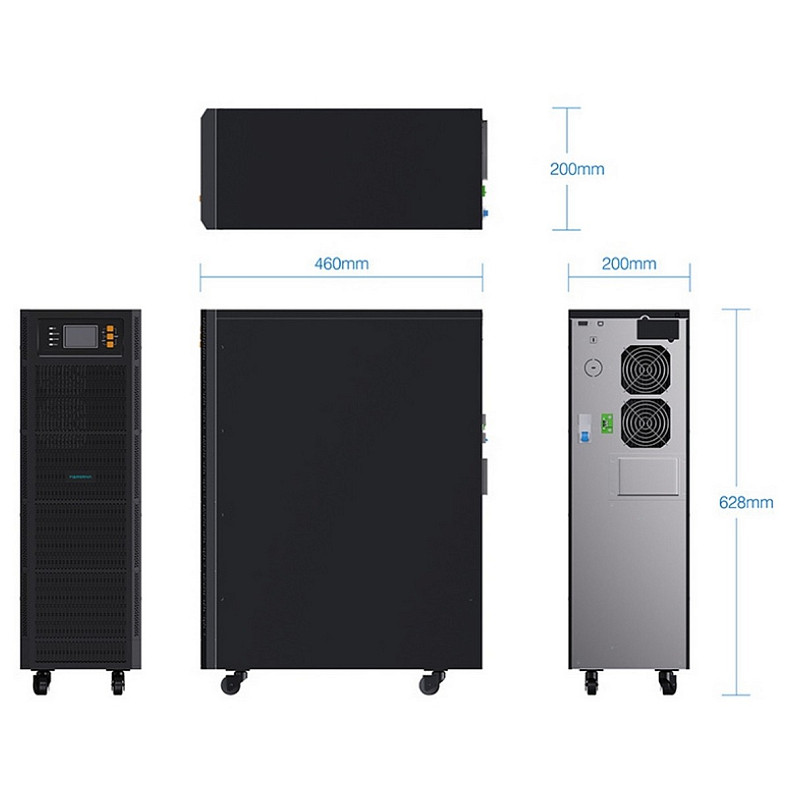 ДБЖ Marsriva MR-US10K, 10кВА/10кВт, 1:1 phase, Smart Online UPS, 16*12V/9Ah