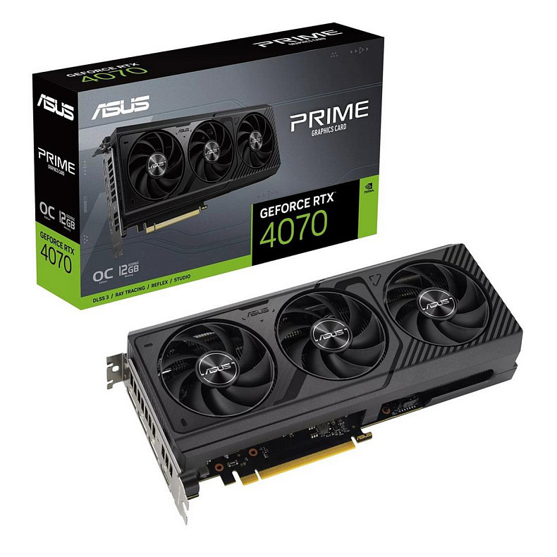 Видеокарта Asus RTX 4070 12GB GDDR6X Prime OC (PRIME-RTX4070-O12G)