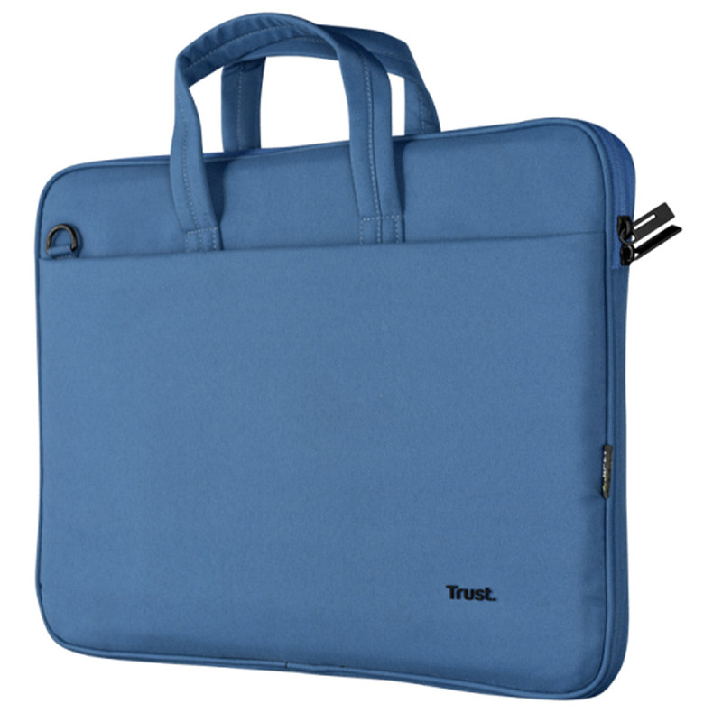 Сумка для ноутбука Trust Bologna Slim Laptop Bag 16 inch Eco - blue